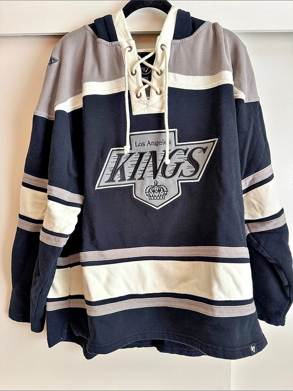 47 Los Angeles Kings Superior Lacer Hoodie Jersey XL